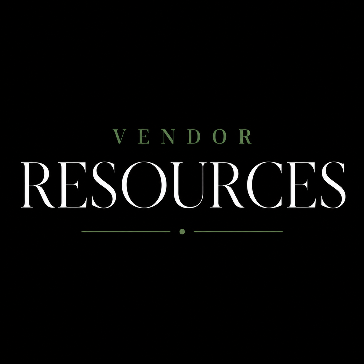Vendor Resources